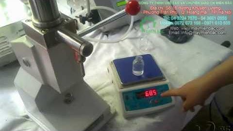 Hướng dẫn sử dụng máy chiết rót thủ công,máy chiết mỹ phẩm,máy chiết dầu gội đầu A03