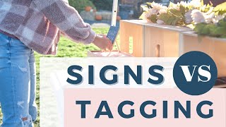 Signs vs Tags for Displaying Prices at Markets | Which method is better?