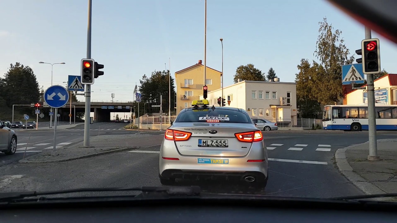 Beautiful Summer Evening Drive in Tampere, Finland