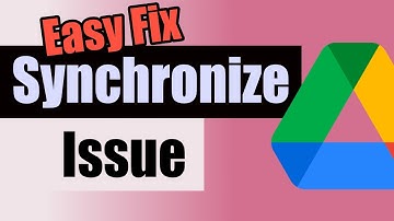 Google Drive Sync Issue - Easy Fix