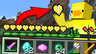 MINECRAFT pero HAY CORAZONES de LUCKY BLOCKS