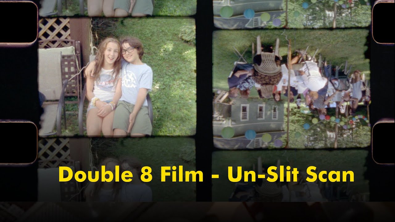 Double 8 Regular 8mm Film Un Slit 16mm Scan Demo Youtube