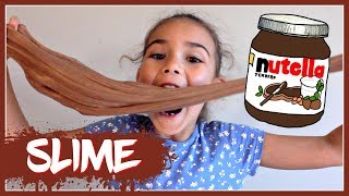 How to make Nutella Slime (DIY Edible Slime!!)