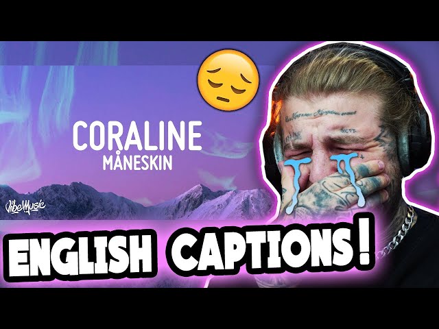 ENGLISH CAPTIONS! Måneskin - CORALINE (Reaction!) class=