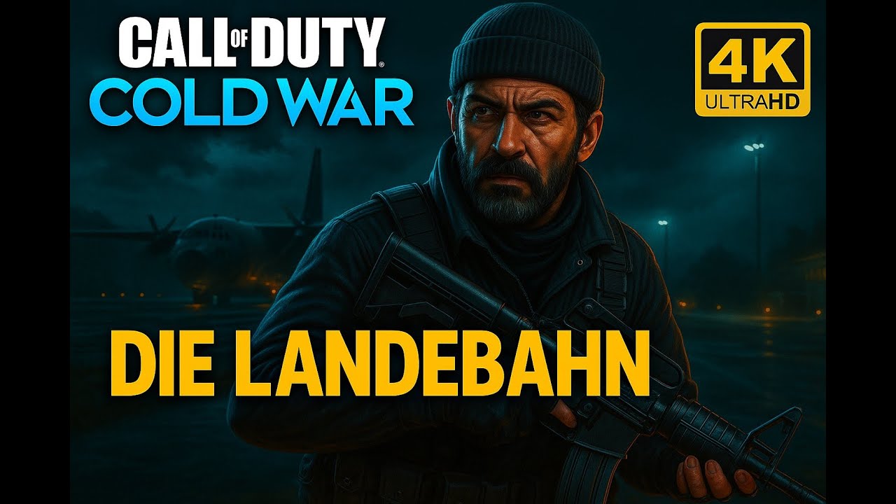 Call of Duty Cold War - Die Landebahn | 4K Ultra Realistic Cinematic Walkthrough (No Commentary)