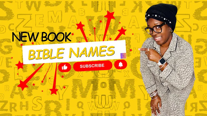 A B C Bible Names 📕 New Book 20 : Biblical Education for Kids