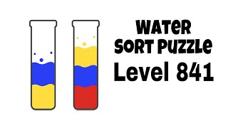 Water Sort Puzzle Level 841