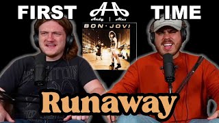 Runaway - Bon Jovi | Andy & Alex FIRST TIME REACTION!