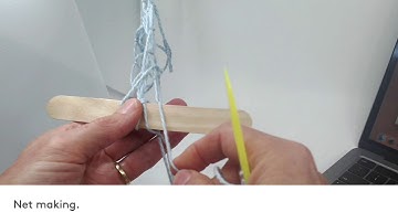 Netting  Flying Dutchman:lacemakers knot