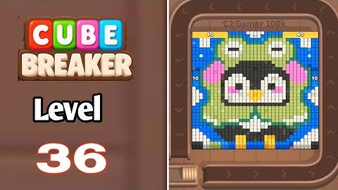Color Cube Breaker Level 36 Solution Walkthrough 