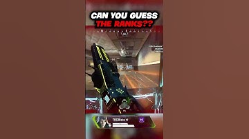 Can you guess the ranks of this lobby??