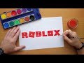 How to draw the Roblox logo