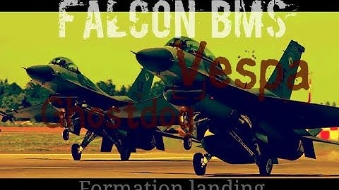 Falcon BMS Formation landing - work with an engine