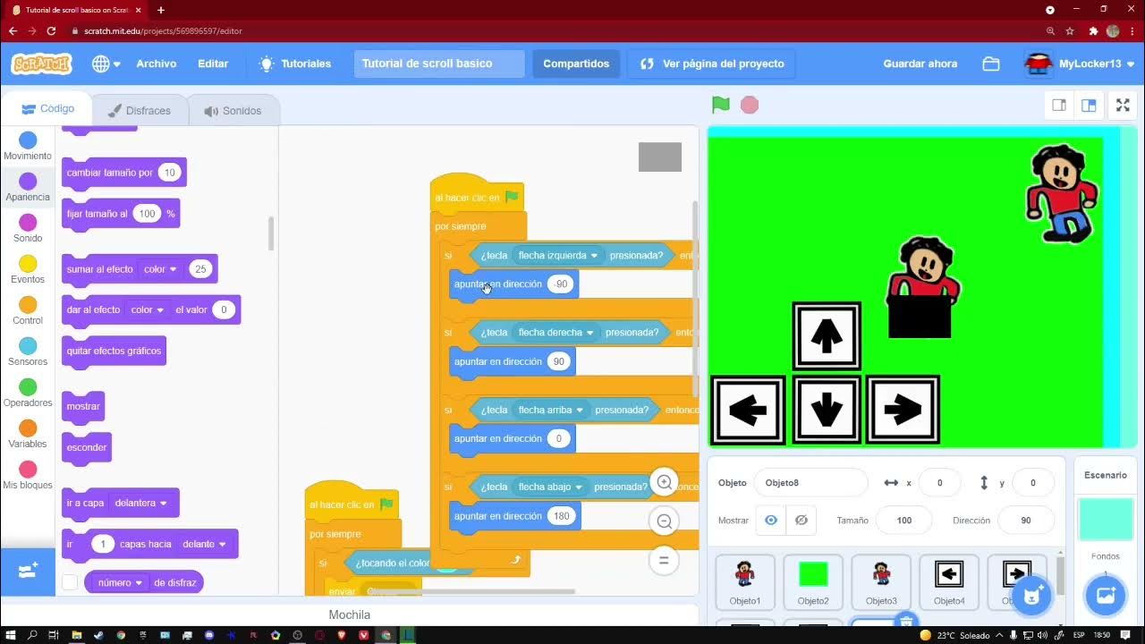 como hacer hitbox en tu juego para tu projecto de scratch - YouTube
