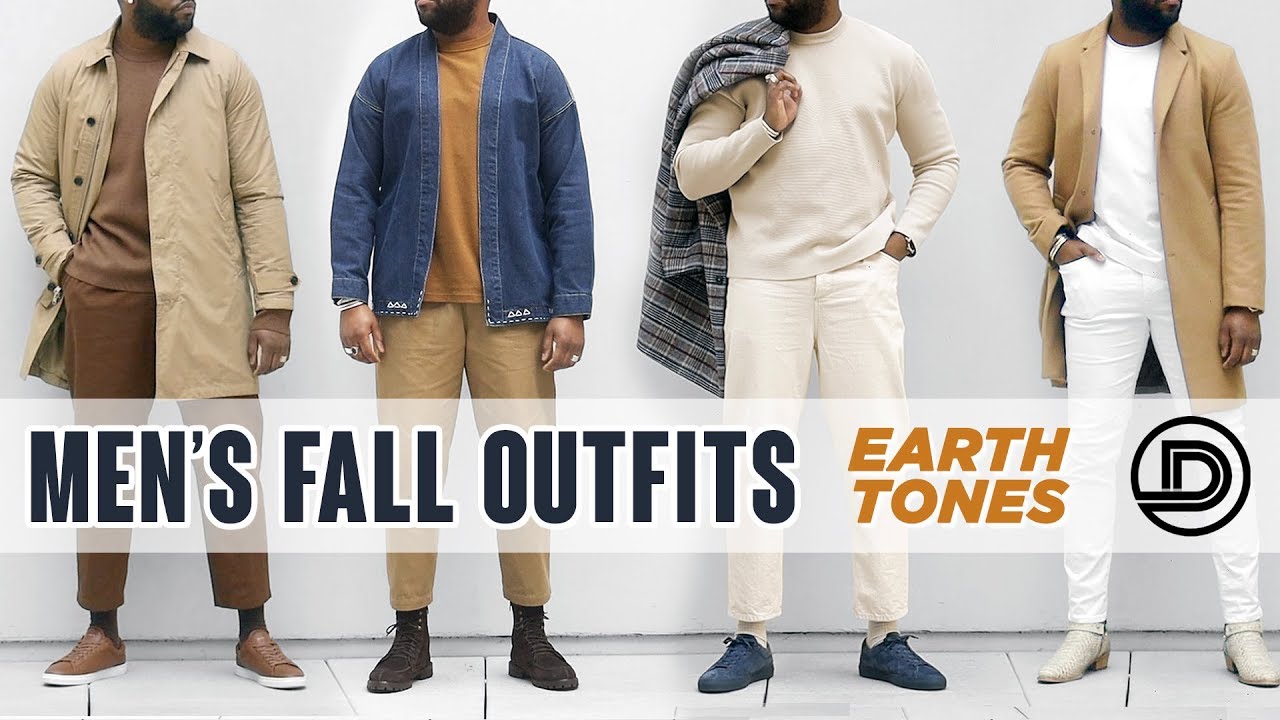 4 SIMPLE HOLIDAY OUTFITS (Earth Tones) Men&#39;s Fashion | Outfit Inspiration -  YouTube