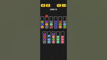 Ball sort puzzle level 73 || Mobilegame