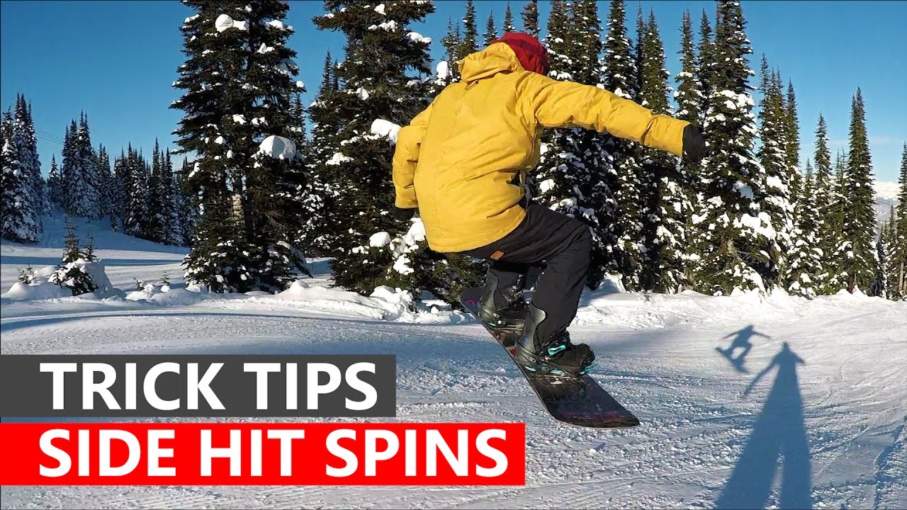 Spinning On Side Hits 180360540 Snowboarding Trick Tips Youtube in snowboard tricks practice intended for Current Residence