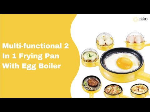 Multi-functional 2 In 1 Frying Pan With Egg Boiler | Mishry Reviews