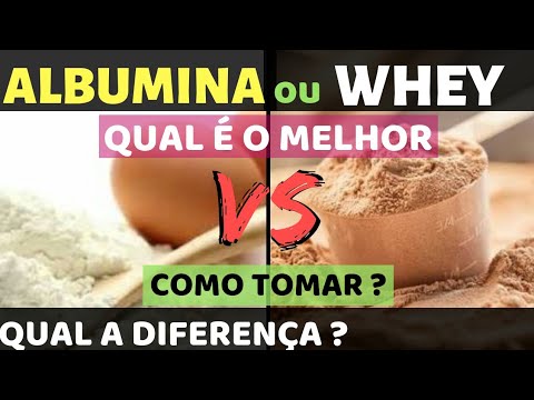 Albumina Ou Whey Protein Qual é Melhor ? Qual A Diferença E Como Tomar ? Suplemento Do Ovo Ou Leite