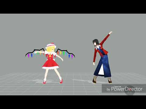 【MMD】フランと式でBad Apple!!踊らせてみた！！