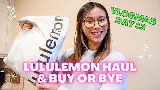 Lululemon Mini Haul & Mini Buy or Bye for New Releases! | Vlogmas Day 13