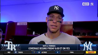 Aaron Judge on the Yankees 5-4 loss against the Orioles