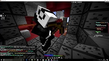 This guy is auto mining and Jump Esc glitch CosmicPrisons