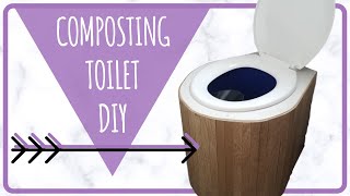 DIY Urine Diverting Compost Toilet Build | RV or Van Build | Turn a Bucket Into a Toilet