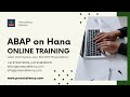 ABAP on Hana Online training Learn and improve yourself with proexcellency