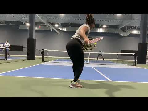 A fun mixed pickleball game
