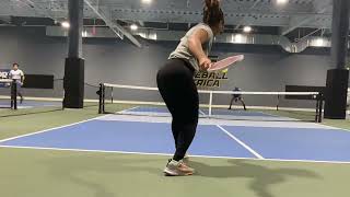 A fun mixed pickleball game