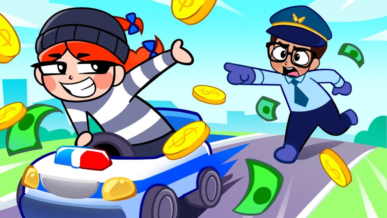 The Sneaky Thief Story 🏙️ Funny Kids Songs And Nursery Rhymes😍 Cartoons for Children