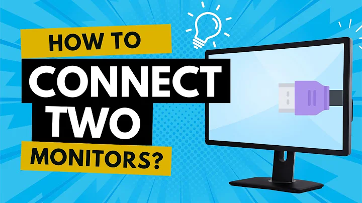 How to Connect Two Monitors To One Laptop? Tech Tutorial