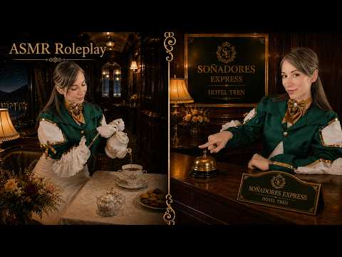 ASMR Vintage Sleeper Train | Full On-Board Service | Spanish Roleplay