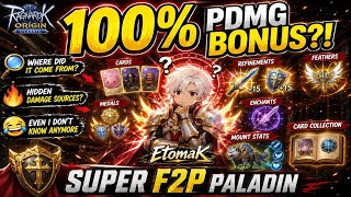 SUPER F2P 100% PDMG BONUS?! 🔥 Paladin Sacrifice Build / Ragnarok Origin Classic