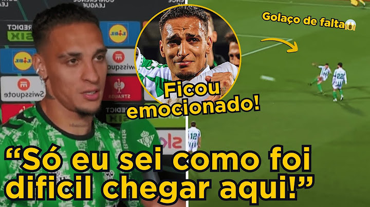 🔥FEZ HISTÓRIA! ANTONY FAZ GOLAÇO DE FALTA COLOCA BÉTIS NA FINAL E FICA EMOCIONADO!