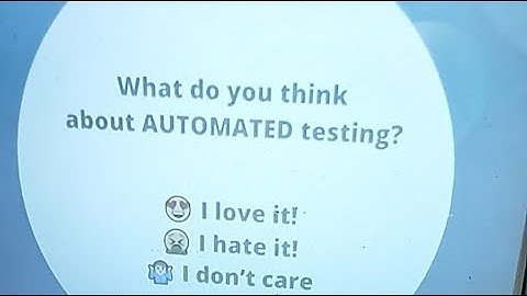 Automated Testing