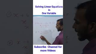 linear equations #shorts #math #solvingline #solveequation how to solve linear equations Zahira