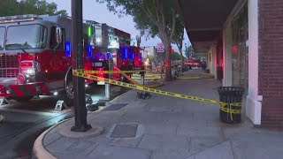 Crews battling fire in Uptown Lexington