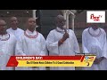 Oba Of Benin Hosts Children To A Grand Celebration.