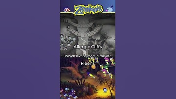 Which level is harder: Allergic Cliffs or Fleens?