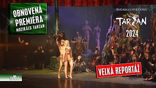 Obnovená PREMIÉRA Disney muzikálu TARZAN 🌿 Divadlo Hybernia | duben 2024 (Czech)