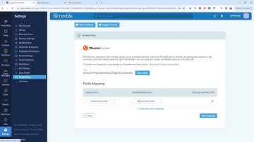 Basic Field Mapping in Nimble