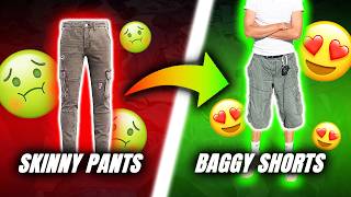 видео: Как превратить БРЮКИ в МЕШКОВАТЫЕ ШОРТЫ!!! (апсайклинг 101) картинка: Как превратить БРЮКИ в МЕШКОВАТЫЕ ШОРТЫ!!! (апсайклинг 101)