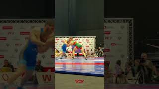 Финальная схватка чемпионата России 2024 Заур Угуев vs Башир Магомедов #wrestling #вольнаяборьба