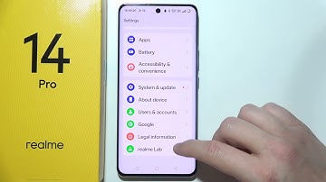Realme 14 Pro: How to Enable Developer Options
