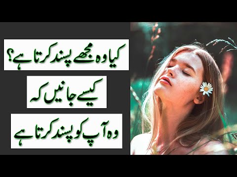 کیا وو مجھے پاسند کرتا ہے - کیا وہ مجھے پسند کرتا ہے؟