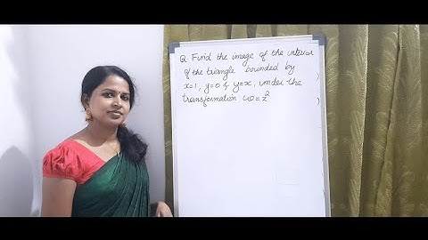 Transformation w=z^2 problem 1 by Jini Varghese