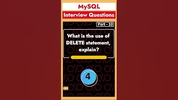 Part 10 - SQL/MySQL Interview Questions for Data Analysts