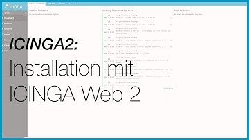 ICINGA2 und ICINGA Web2 installieren - Tutorial deutsch